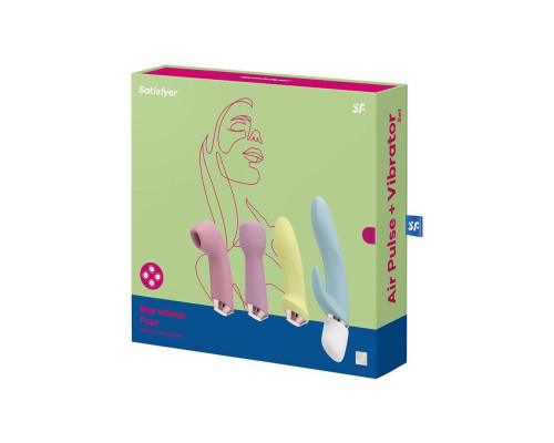 Подарунковий набір секс-іграшок Satisfyer Marvelous Four (м'ята упаковка!!!)