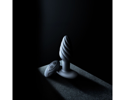 Анальна пробка з вібрацією та перлинним масажем Dorcel Spin Plug, макс. діам. 3,8 см, пульт ДК