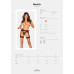 Пояс для панчіх Obsessive Medilla garter belt XS/S