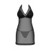 Пеньюар Obsessive Medilla chemise & thong XS/S