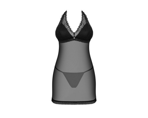 Пеньюар Obsessive Medilla chemise & thong M/L