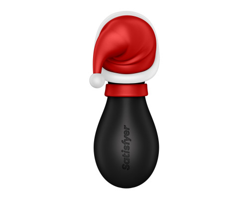 Вакуумний кліторальний стимулятор Satisfyer Penguin Holiday Edition, у шапочці та шарфі