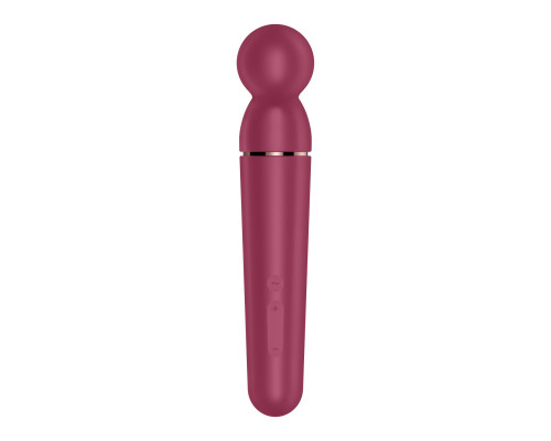 Вібромасажер Satisfyer Planet Wand-er Berry/Rosegold, дуже потужний, бездротовий