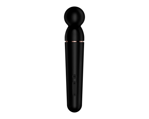 Вібромасажер Satisfyer Planet Wand-er Black/Rosegold, дуже потужний, бездротовий