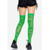 Панчохи з малюнком Leg Avenue 420 Net thigh highs Green