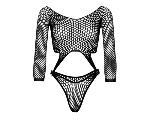 Еротичне боді Leg Avenue Top bodysuit with thong back Black