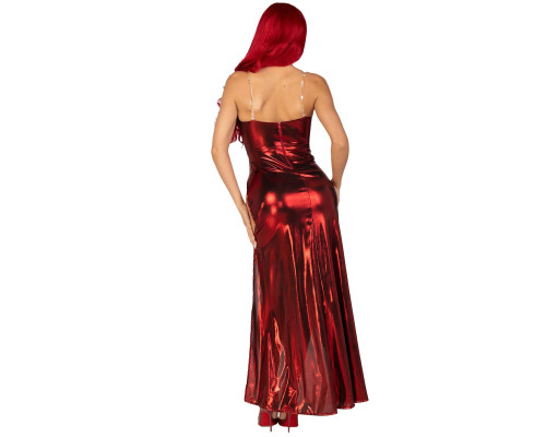 Еротична сукня Leg Avenue Shimmer bodysuit with skirt L