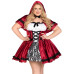 Еротичний костюм Червоної шапочки Leg Avenue Gothic Red Riding Hood 3X–4X, сукня, накидка