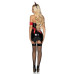 Вініловий костюм медсестри Leg Avenue Vinyl Naughty Nurse XS, сукня, фартух, пов’язки