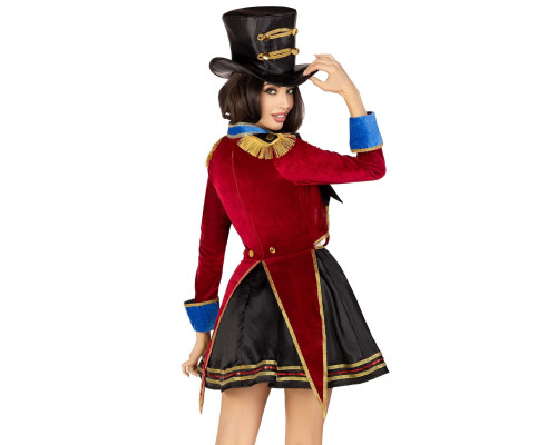 Костюм дресирувальниці Leg Avenue Ringmaster Costume S, сукня, капелюх