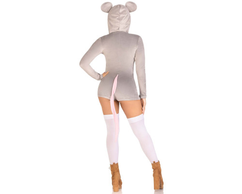 Комбінезон-костюм миші Leg Avenue Comfy Mouse M, з капюшоном