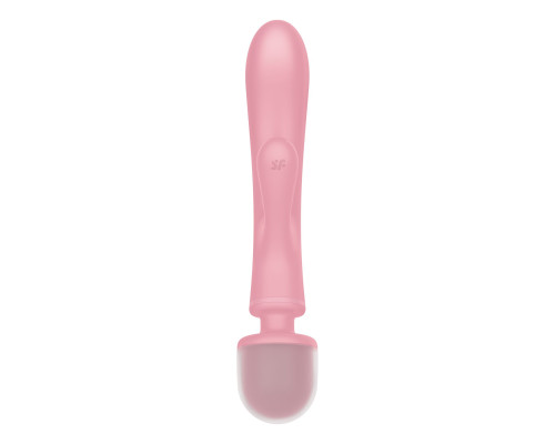Вібратор-кролик з вібромасажером Satisfyer Triple Lover Pink, 3 мотори