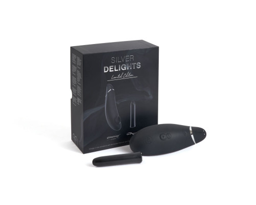 Преміальний подарунковий набір Silver Delights Collection: Womanizer Premium та We-Vibe Tango