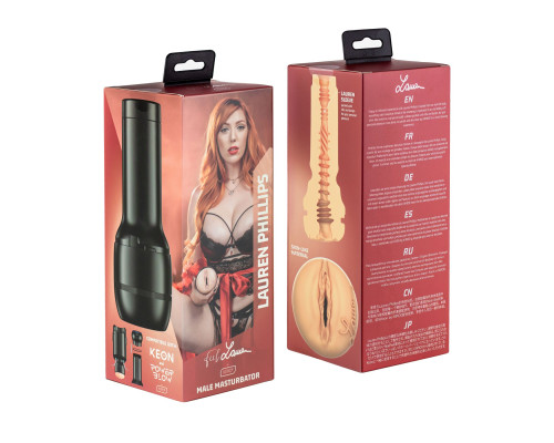 Мастурбатор Kiiroo Feel Lauren Phillips PBC, сумісний з PowerBlow і Keon