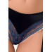 Комплект білизни Passion Exclusive GISELE SET S/M, black, ліф, трусики з пажами