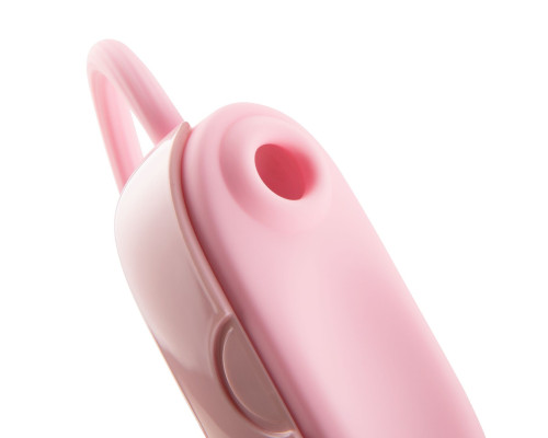 Вакуумний кліторальний стимулятор Otouch Louis Vibrate Pink з віброяйцем, у кейсі