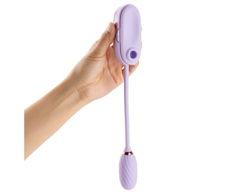 Вакуумний кліторальний стимулятор Otouch Louis Vibrate Purple з віброяйцем, у кейсі