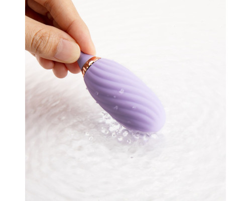 Вакуумний кліторальний стимулятор Otouch Louis Vibrate Purple з віброяйцем, у кейсі