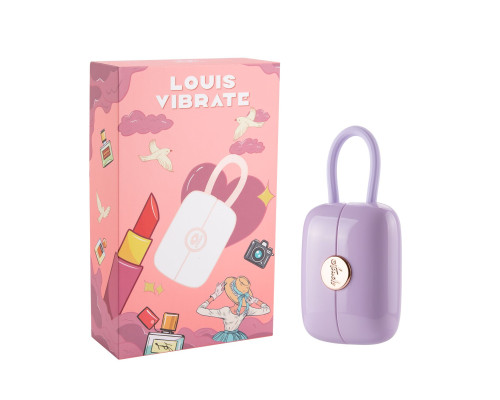 Вакуумний кліторальний стимулятор Otouch Louis Vibrate Purple з віброяйцем, у кейсі