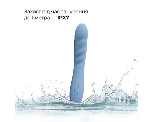 Смарт-вібратор з пульсацією Svakom Ava Neo Cornflower Blue, 15 режимів роботи, водонепроникний