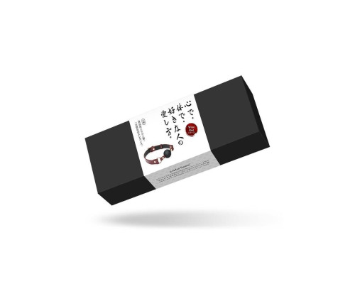 Силіконовий кляп Liebe Seele Wine Red Ball Gag, діаметр кульки 4,3 см, ремінь із натуральної шкіри