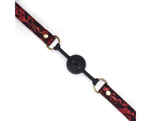 Повітропроникний кляп Liebe Seele Victorian Garden Ball Gag