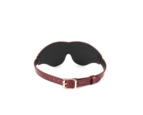 Шкіряна маска на очі Liebe Seele Wine Red Blindfold