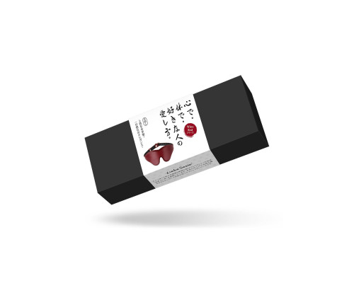 Шкіряна маска на очі Liebe Seele Wine Red Blindfold