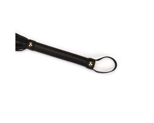 Флогер Liebe Seele Black Organosilicon Flogger, 44 см, екошкіра