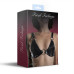 Ліф з натуральної шкіри Feral Feelings - Bikini Top Black