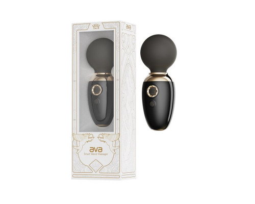 Смарт-вібромасажер Zalo – AVA Obsidian Black, 8 режимів, підігрів, дуже потужний та компактний