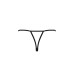 Трусики кружевные с доступом VIOLANTE THONG black S/M - Passion Exclusive (мятая упаковка!!!)