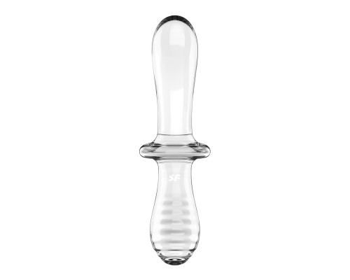 Дилдо Satisfyer Double Crystal (Transparent) (м'яте паковання!!!)