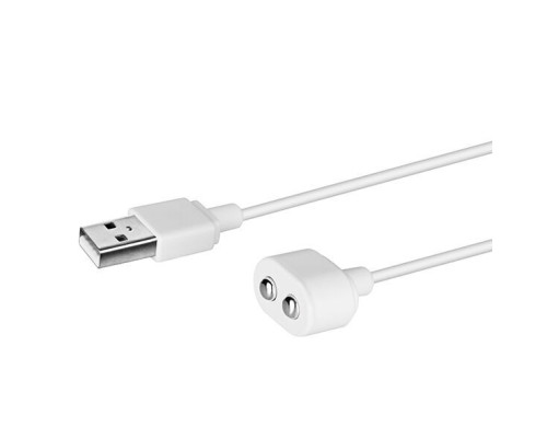 Зарядка (запасний кабель) для іграшок Satisfyer USB charging cable White (м'яте паковання!!!)