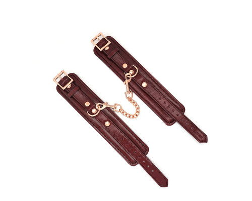 Наручники Liebe Seele Wine Red Wirst Cuffs (мятая упаковка!!!)
