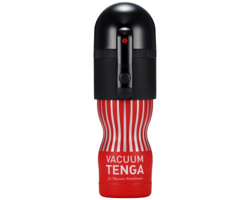 Вакуумна насадка Tenga VACUUM MAX + мастурбатор Tenga Vacuum Cup, 5 режимів роботи