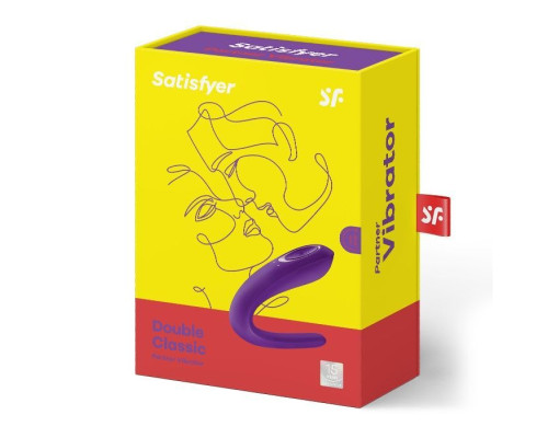 Вібратор для пар Satisfyer Double Classic (м'ята упаковка!!!)