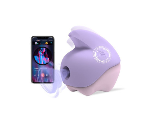 Вакуумний кліторальний смарт-стимулятор Magic Motion Unicorn Purple з вібрацією
