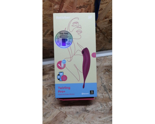 Смарт-вибратор с вакуумной стимуляцией Satisfyer Twirling Pro+ dark red (мятая упаковка!!!)