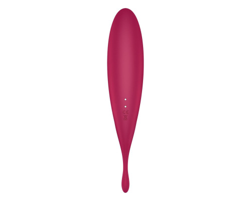 Смарт-вибратор с вакуумной стимуляцией Satisfyer Twirling Pro+ dark red (мятая упаковка!!!)