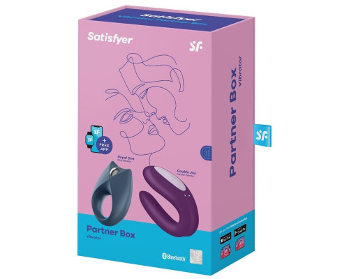 Набор Satisfyer Partner Box 2 (Double Joy + Royal One) (мятая упаковка!!!)