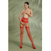 Еротичні колготки-бодістокінг Passion ECO S009 red