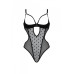 Еротичне боді Passion MARINA BODY, S/M, black, з відкритими чашками