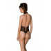 Еротичне боді Passion TRISHA BODY, S/M, black, з відкритими чашками