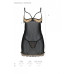 Еротичний пеньюар Passion MARINA CHEMISE, L/XL, beige