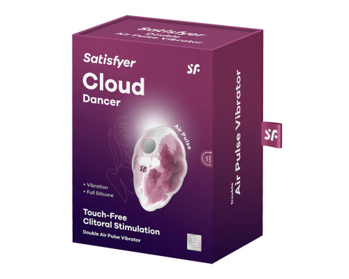 Вакуумний вібратор Satisfyer Cloud Dancer (Red) (м'ята упаковка!!!)