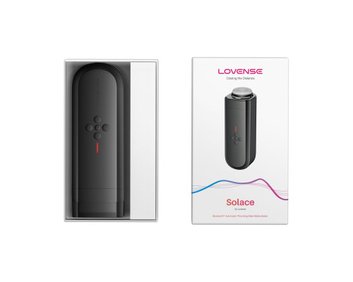 Інтерактивний смарт-мастурбатор Lovense Solace, до 280 фрикцій на хвилину, до 12,5 годин роботи