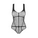 Еротичне боді з доступом Obsessive B336 crotchless teddy S/M/L