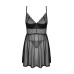 Еротичний комплект Obsessive Chemeris babydoll & thong M/L, пеньюар та стрінги