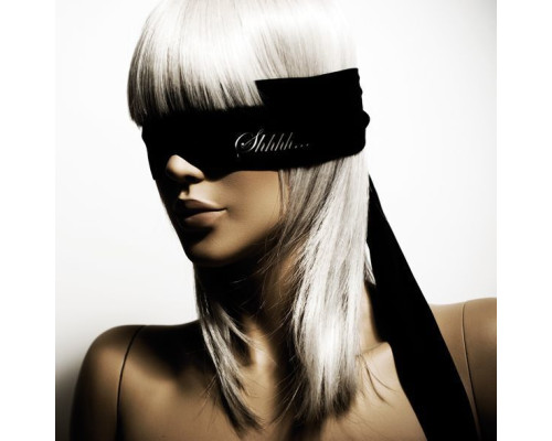 Пов’язка-стрічка з сатину 2в1 Bijoux Indiscrets: Shhh (м'ята упаковка!!!)